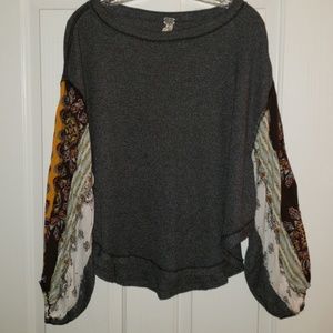 Free People Blossom Balloon Sleeve Thermal